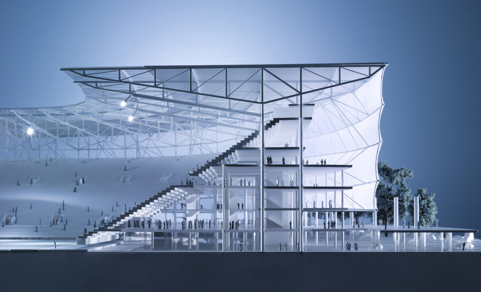 Modellbau-Adams-Stadion-Breslau